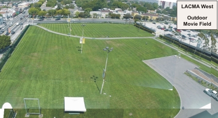 Outdoor Movies will be on The Green - over 3 football fields in size